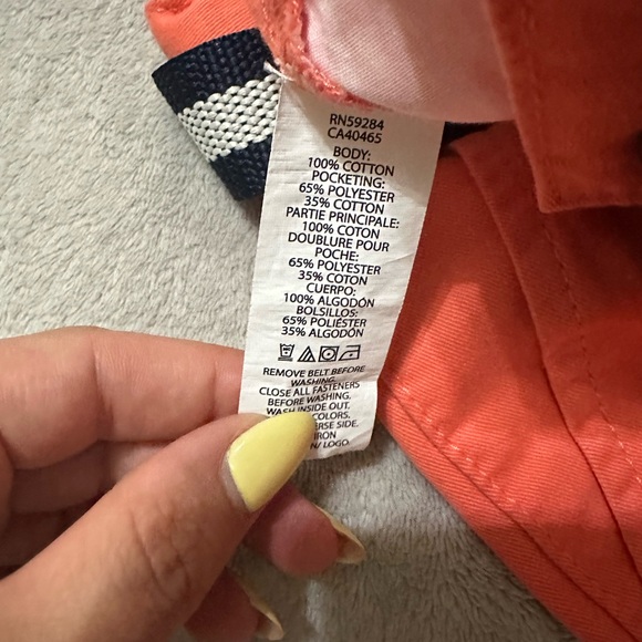 🆕The Children Place Vibrant Orange Shorts with Navy Accents
Nwt - Picture 4 of 4